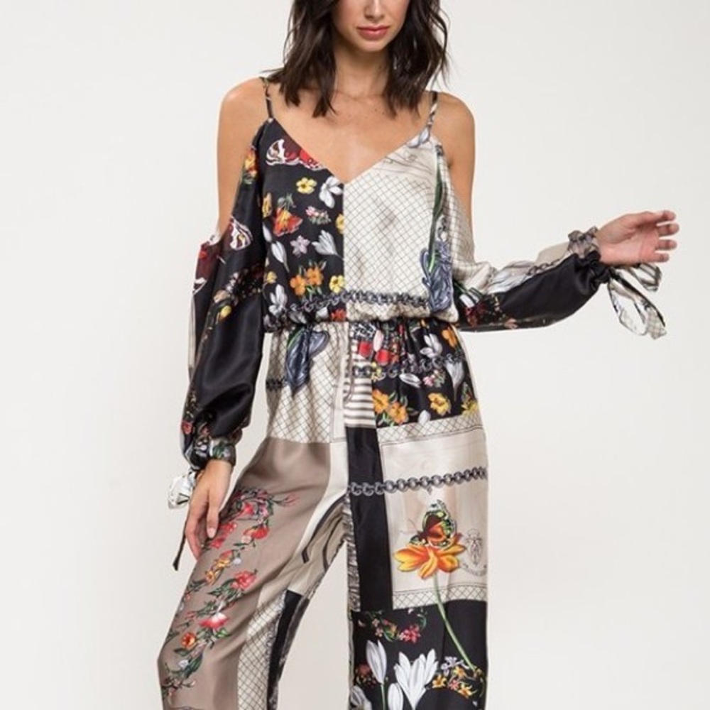 Designer Print Jumpsuit